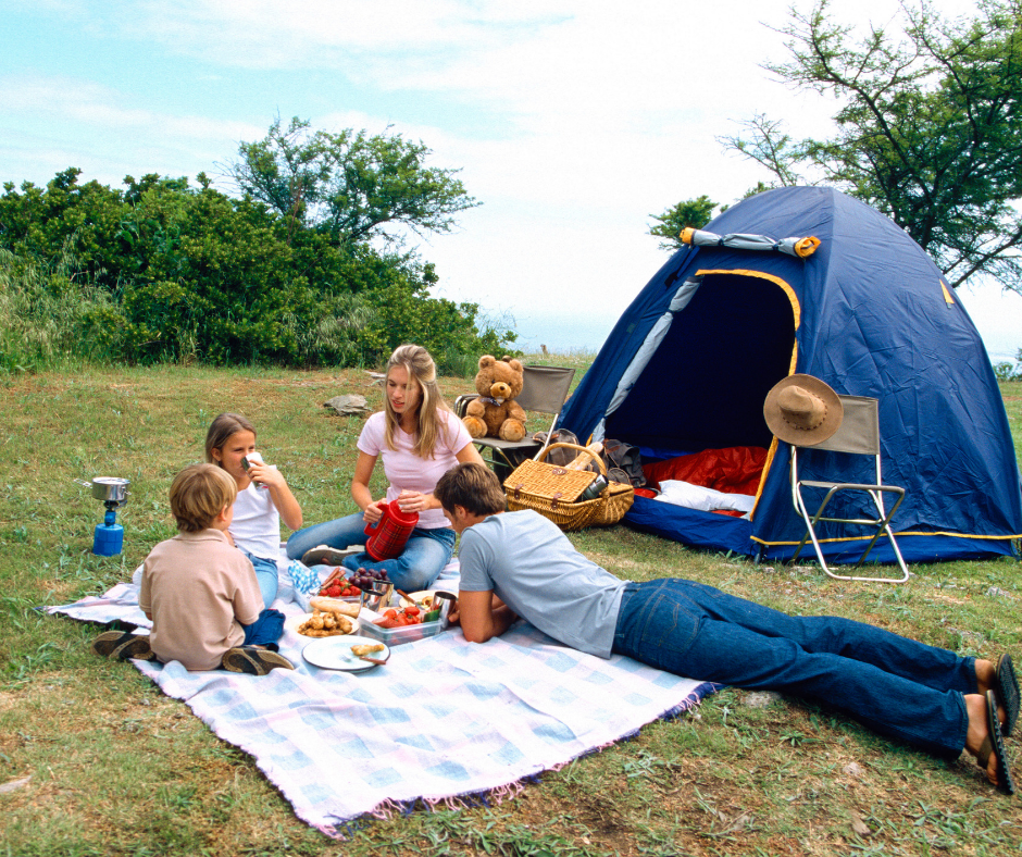 camping en familia